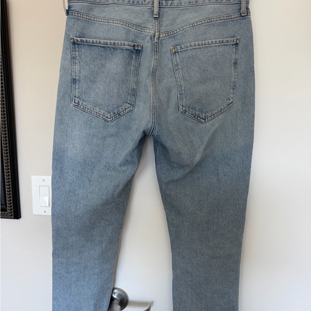 Agolde Riley High Rise Straight Crop Jeans - Picture 4 of 5